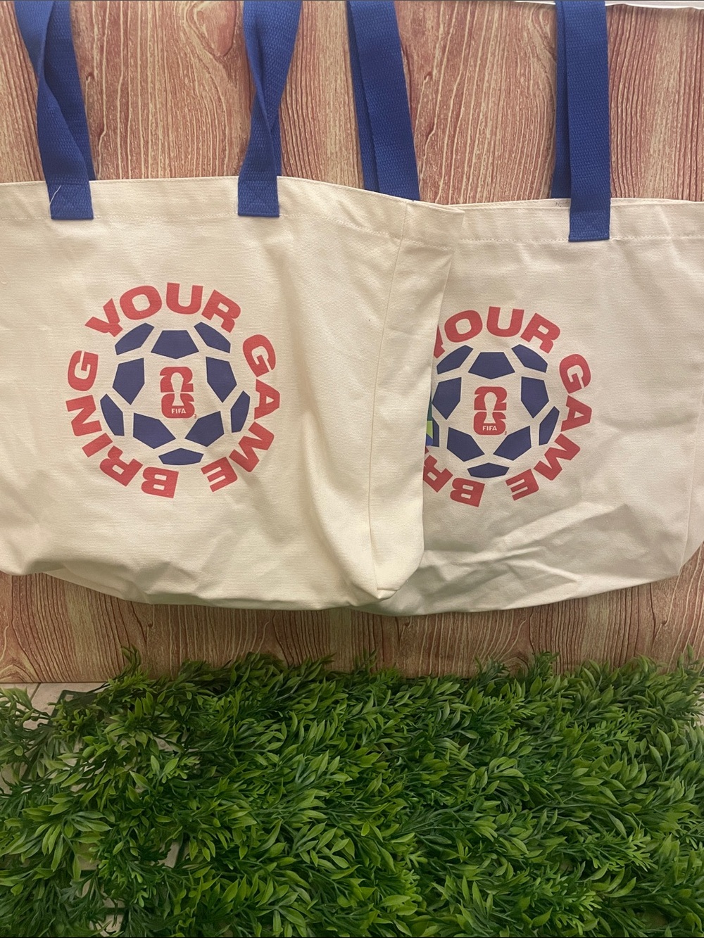FIFA World Cup 2026 Bring Your Game Canvas Tote Bag Soccer Set